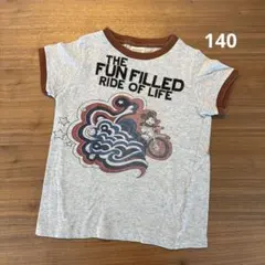 デニムダンガリー　Tシャツ　ミッキー　140cm