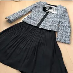 【美品】アンタイトル ママスーツ S 卒業式 入学式 フォーマル ジャケット新品