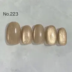 No.223ネイル　チップ　つけ爪　マグネットネイル　ジェルネイル