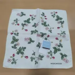 WEDGWOOD フラワーパターン タオルハンカチ