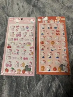 大人気サンリオキティ2枚セットシール