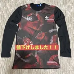 adidas ロングTシャツ　L