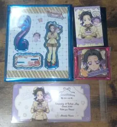 鬼滅の刃 胡蝶しのぶ ギフト缶バッジ アクリルスタンド カード バレンタイン