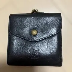 IL BISONTE 二つ折り財布 がま口 ブラックのサムネイル