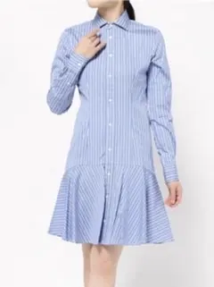 ラルフローレン ストライプ シャツ ワンピース