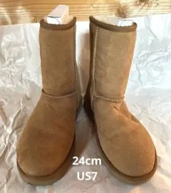 《値下げ》UGG Australia ベージュ ムートンブーツ アグ 24cm