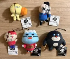 でこぼこフレンズ おでかけつれてってぬいぐるみマスコット 5種類セットのサムネイル