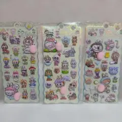 ラブブ 立体おしりシール×３枚セット