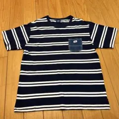 Lee ネイビー/ホワイトストライプ Tシャツ L