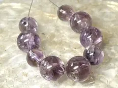 10mm.13mm アイリスアメジスト 9個