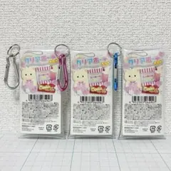 3点セット ★ カラビナ付き クリアポーチ スリム ★ 推し活ポーチ セリアのサムネイル