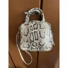 6/16まで値下げ！新品】JILLSTUARTパイソン柄 ハンドバッグリボン付 