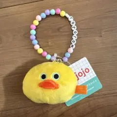 mojojojo アヒル　黄色　ビーズチェーン付　新品未使用のサムネイル