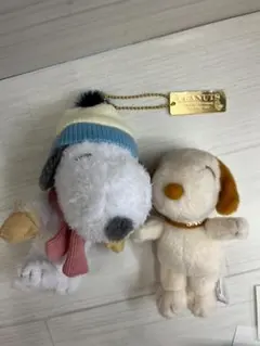 スヌーピー　ＵＳＪ　ユニバ　ぬいぐるみ　キーホルダー　２個セット
