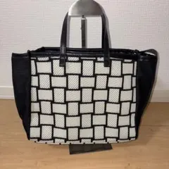 ear PAPILLONNER ニットメッシュトートバッグ Sサイズ 美品