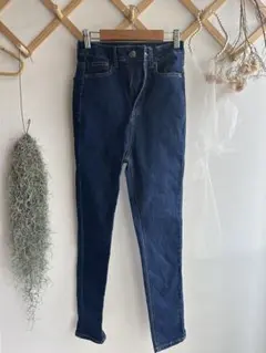 GRLデニム　パンツ　XS ブルー