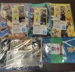 日曜日迄の限定価格‼️鬼滅の刃 キャラクタータオル　＆ 　てぬぐい　5枚セット