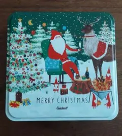 Goncharoff ゴンチャロフ お菓子缶 Merry Christmas