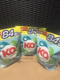 カーポッド ジェルボール 4in1 つめかえ用 超特大 84個入 3袋セット 