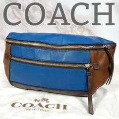 COACH コーチ トンプソン ショルダーバッグ ボディバッグ レザーのサムネイル