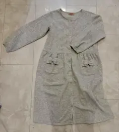 グレー マタニティパジャマ リボン付き