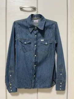 Lee デニムブルー 長袖シャツ