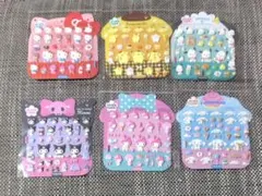 韓国限定 サンリオ マシュマロシール 6枚セット ぷっくりシール