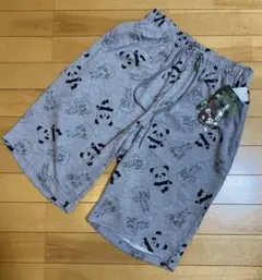 呪術廻戦　オリジナル　ショートパンツ　ハーフパンツ　缶バッジ付き　Lサイズ