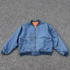 ア*ン様 90s ネイビー MA-1 フライトジャケット