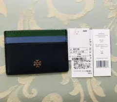 トリーバーチ　カードケース  名刺入れ　ブルー　新品タグあり