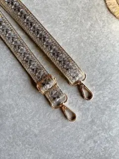 竹内さま専用。【インド刺繍リボン♡】ショルダーストラップ♡