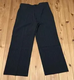 GU ストライプ ワイドパンツ