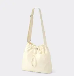 GU ナイロンドローストリングショルダーバッグ