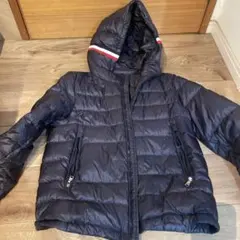 MONCLER フード付きダウンジャケット 150サイズネイビー