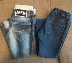 ライトオンMPS★スキニーデニム 2着セット★100cm★ズボン★パンツ