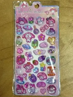 マイメロ ウォーターシール 立体シール　3Dシール