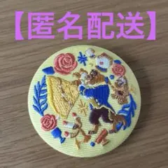 は*7様 ディズニー刺繍缶バッチ 美女と野獣