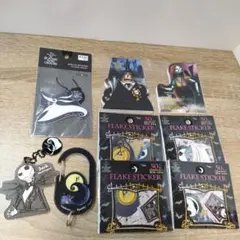 【セット】ナイトメア・ビフォア・クリスマス　キーホルダー　ステッカー　ふせん