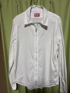 DIESEL ディーゼル S-STUCK ジップデザイン 長袖シャツ サイズ46