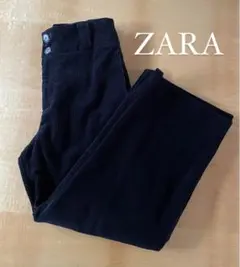 ZARA コーデュロイパンツ ブラック Sサイズ