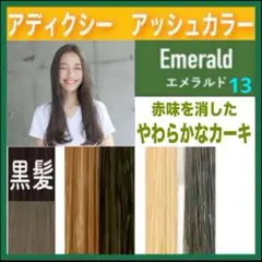 ミルボン アディクシー ⑨アッシュカーキ 緑【ブリーチとセットで合計5%割引 アディクシー ヘアカラー ホワイトブリーチ 【13）エメラルド