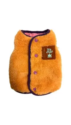 D's chat フリース犬服 オレンジ ピンク