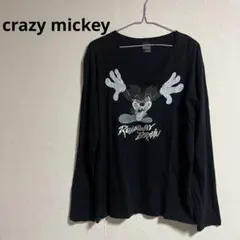 平成Disney クレイジーミッキー RUNAWAY BRAINロンTシャツのサムネイル