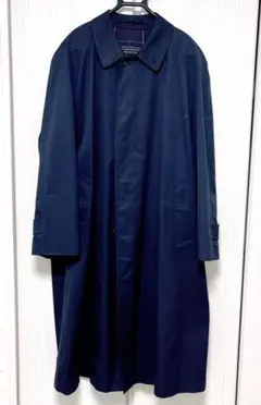 m*9様 バーバリー ネイビー ステンカラーコート