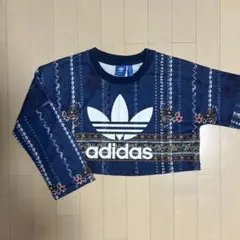 【美品】アディダスオリジナル ファームカンパニー クロップド スウェット