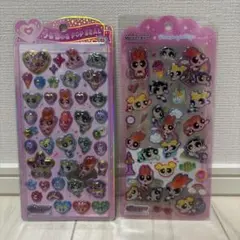 パワーパフガールズ うるちゅるポップシール ドロップジェリーシール2枚セット