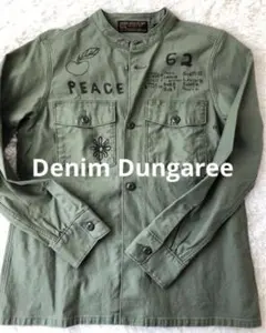 Denim Dungaree FITH カーキ　01