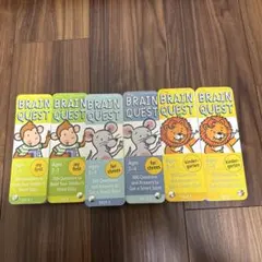 BRAIN QUEST 英語学習カードセット 3種セット