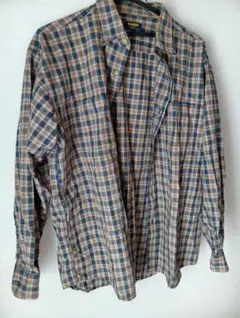 90s？　OshKosh オシュコシュ　チェック柄 長袖シャツ Lのサムネイル