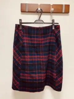 ローラアシュレイ　チェック　スカート